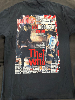 The Who Live In Concert 2006 T-Shirt, Black, M
