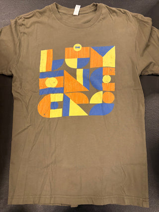 The Lumineers Block Letter Tour T-Shirt, Green, S