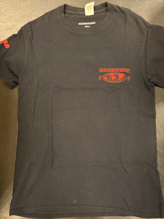 Scorpion World Tour 2018 T-Shirt, Black, S