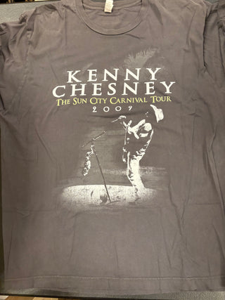 Kenny Chesney Sun City Carnival Tour 2009 T-Shirt, Brown, XL