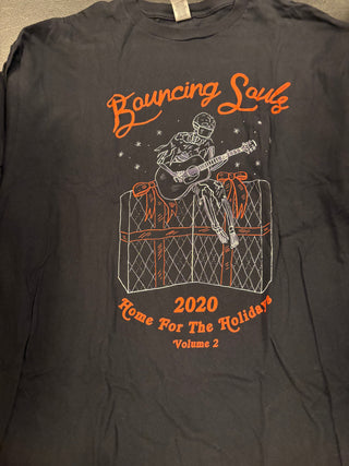 Bouncing Souls Home For The Holidays Vol 2 2020 T-Shirt, Black, 2XL