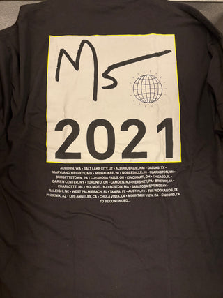 Maroon 5 2021 Tour T-Shirt, Black, 2XL