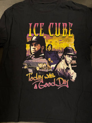 Ice Cube Today Was A Good Day T-Shirt, Black, L