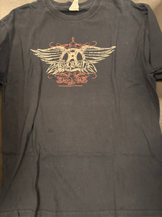Aerosmith Logo T-Shirt, Black, L