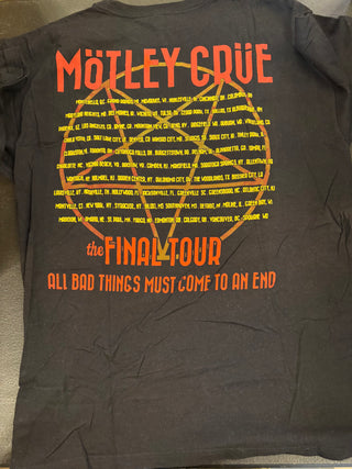 Motley Crue The Final Tour T-Shirt, Black, L