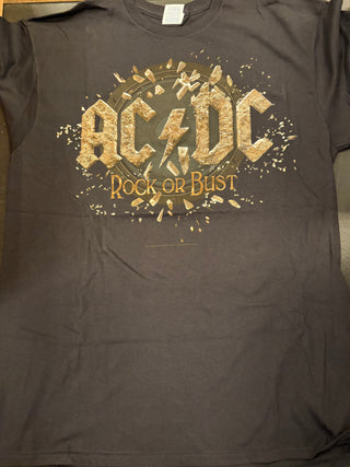 AC/DC North America 2015 Tour Rock Or Bust T-Shirt, Black, L