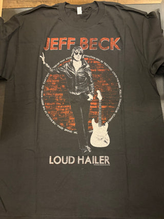 Jeff Beck Loud Hailer 2016 Tour T-Shirt, Black, L