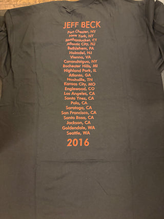Jeff Beck Loud Hailer 2016 Tour T-Shirt, Black, L