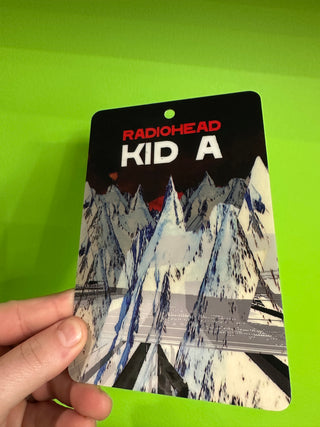 Radiohead- Kid A 10/03/2000 Promotional Lanyard Badge