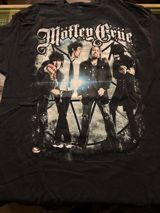 Motley Crue North American Tour 2013 T-Shirt, Black, L