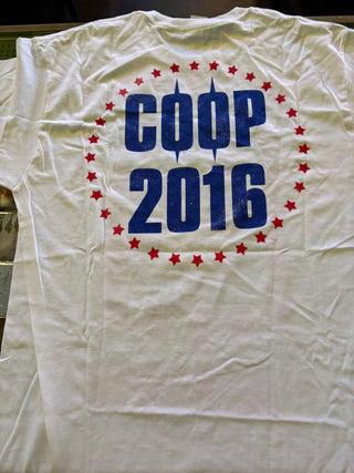 Alice Cooper Make America Sick Again 2016 T-Shirt, White, L