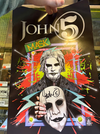 John 5 Yordreem Creations Mask & Signed Poster Set