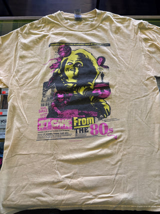 It Came From The 80s Film Fest T-Shirt, Yellow, L