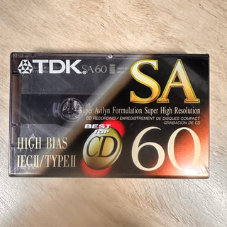 TDK SA-60 High Bias Cassette