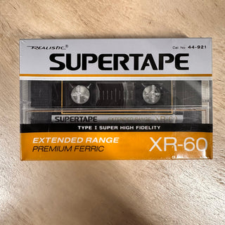 Realistic Supertape XR-60 Type 1 Cassette - 60 Minutes