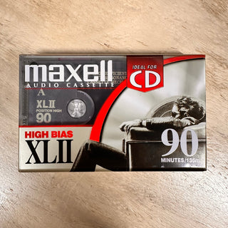 Maxell XLII High Bias Blank Cassette: 90 Minutes