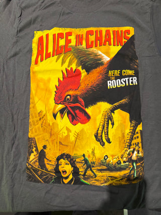 Alice In Chains Here Come The Rooster 2016 Tour T-Shirt, Gray, L