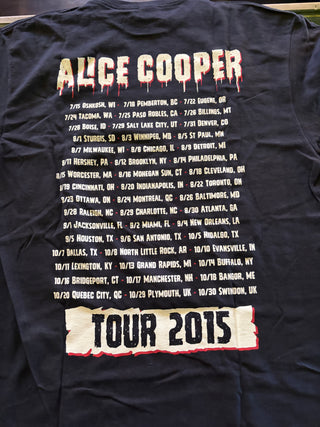Alice Cooper Tour 2015 I'm Watching You T-Shirt, Black, L