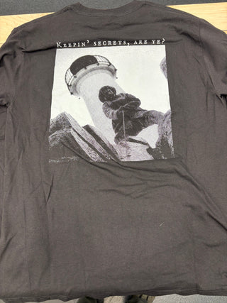 The Lighthouse There Is Enchantment In The Light Longsleeve T-Shirt, Black, M