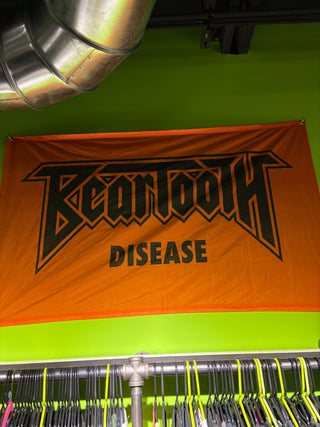 Beartooth Disease Wall Flag, Orange, 60"x35"