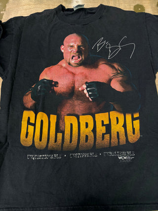 1998 WCW Goldberg T-Shirt, Black, L