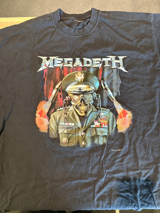 Megadeth General Vic Rattlehead T-Shirt, Black, XL