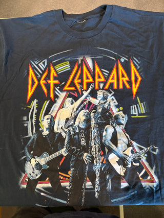 Def Leppard 2015 Tour Photo T-Shirt, Black, XL