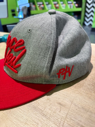 Pierce The Veil Baseball Cap, Grey / Red, Snapback