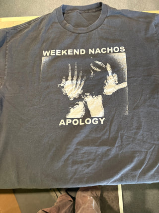Weekend Nachos Apology T-Shirt, Black, XL