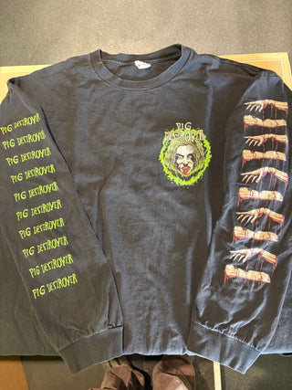 Pig Destroyer Bride Of Prowler Longsleeve T-Shirt, Black, 2XL