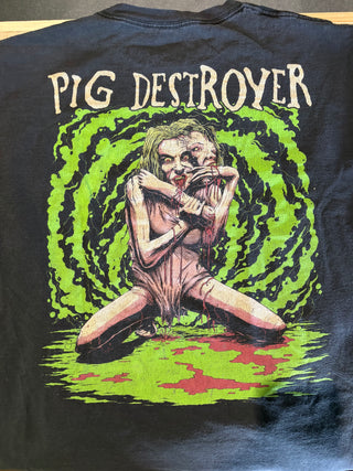 Pig Destroyer Bride Of Prowler Longsleeve T-Shirt, Black, 2XL