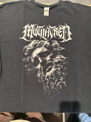 Mutilated Statue Head T-Shirt, Black, 2XL