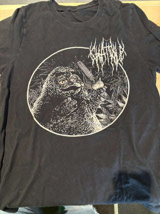 Chatpile Stoned Grimace T-Shirt, Black, S