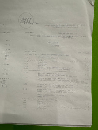 Metalshop- Radio's Weekly Metal Magazine: 5/24/1991 (ft W.A.S.P., Metal Church, Alice In Chains & More)(w/Cue Sheet)