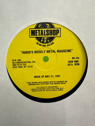 Metalshop- Radio's Weekly Metal Magazine: 5/31/1991 (ft Armored Saint, Testament, Queen & More)(w/Cue Sheet)