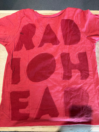 Radiohead It Was Just A Laugh T-Shirt, Red, Womens Medium