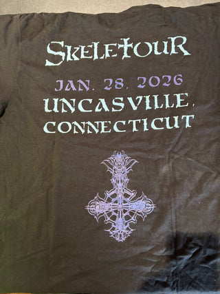 Ghost Skeletour 1/28/26 Connecticut Show T-Shirt, Black, L