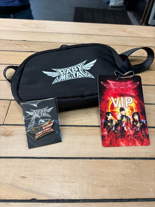 Babymetal VIP Fannypack W/ Lanyard & Enamel Pin, Black