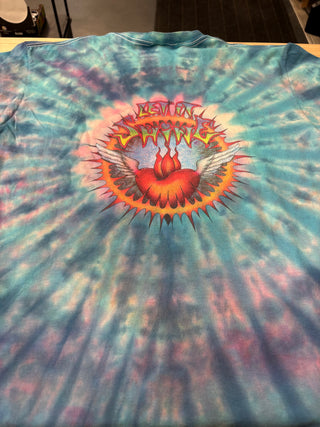 1998 Grateful Dead Let It Shine T-Shirt, Blue Tie-Dye, L
