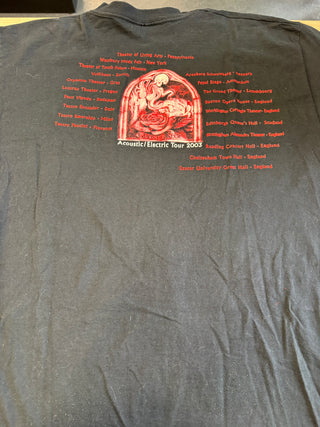 2003 Blackmores Night Ghost Of A Rose Acoustic/Electric Tour T-Shirt, Black, XL