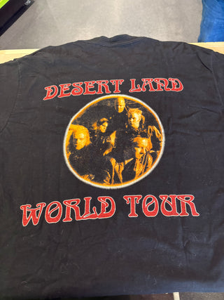2000s Narnia Desert Land World Tour T-Shirt, Black, XL