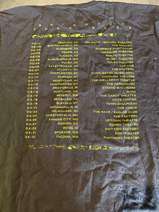 2022 Jerry Cantrell Brighten Tour T-Shirt, Black, XL