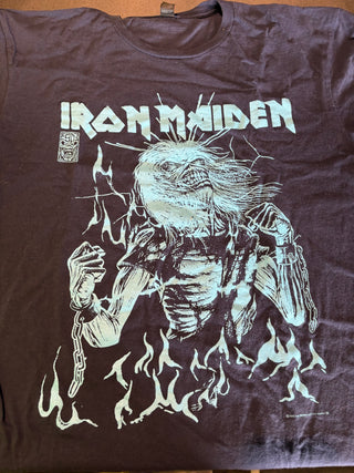 Iron Maiden Eddie Comic T-Shirt, Navy Blue, L
