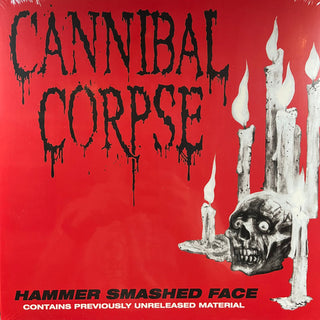 Cannibal Corpse- Hammer Smashed Face - Clear & Red Splatter Vinyl