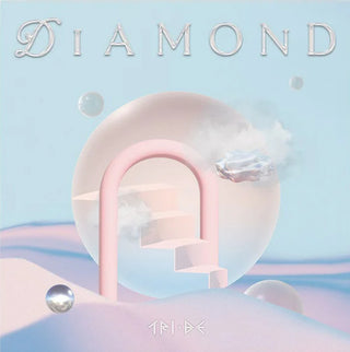 Tri.Be- Diamond - VVS Version - 84pg Photobook, 3 Postcards, Message Card, 4-Cut Photo, ID Card, Sticker + 2 Photocards