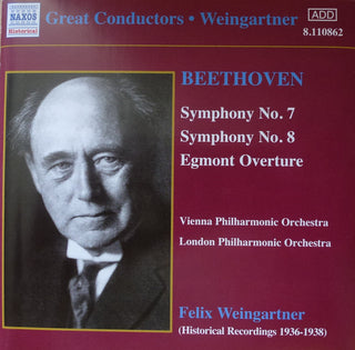FELIX WEINGARTNER- Conducts Beethoven'S-Sym 7/8/&
