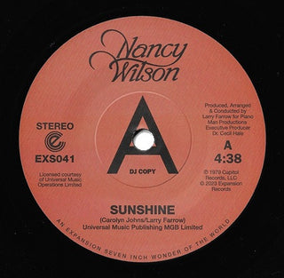 Nancy Wilson- Sunshine