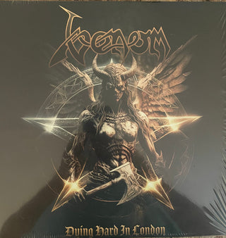 Venom- Dying Hard In London - Red & White Splatter Colored Vinyl