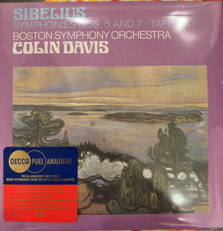 Sibelius / Boston Symphony Orchestra / Colin Davis- Symphonies 5 & 7 / Tapiola (Decca Pure Analogue)
