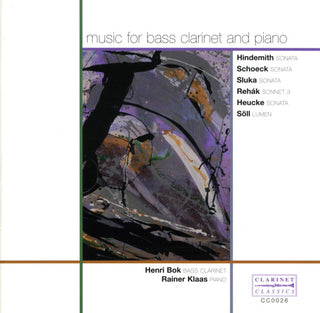 Hindemith / Scheck / Sluka / Klaas / Bok- Music For Bass Clarinet & Piano